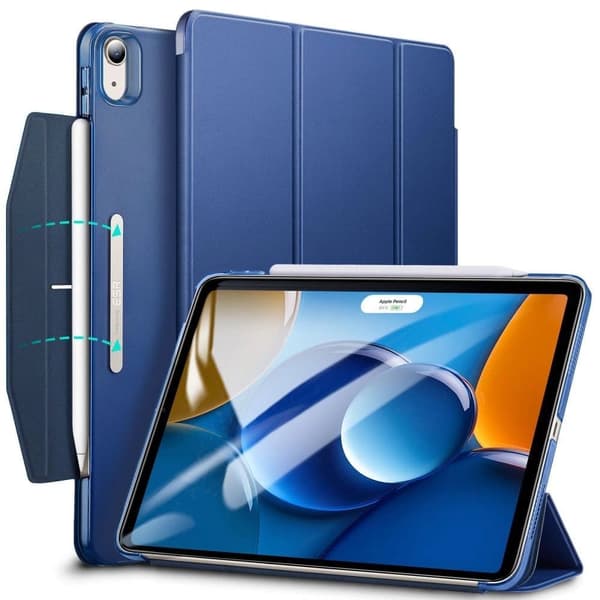 ESR Ascend Trifold-deksel for iPad Air 10,9'' 4/5 2020-2022 / 11,6'' 2024 - Mørkeblå