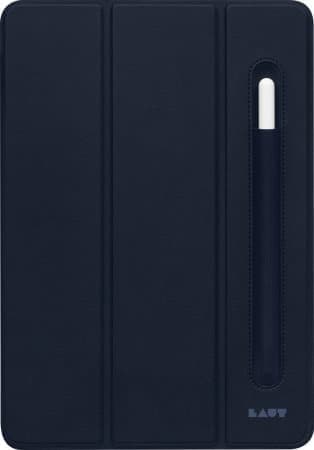 LAUT Huex Folio - beskyttende etui med holder Apple Pencil for iPad 10.9 10G (marine)