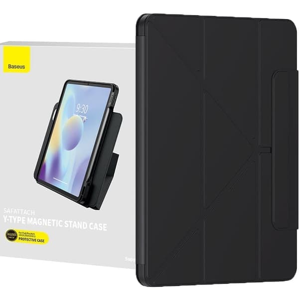 Baseus Safattach Y Type magnetisk/stående deksel for iPad Pro 11 (2018/2020/2021) / iPad Air4/5 10.9 Grå