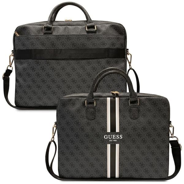 Guess bag GUCB15P4RPSK 16 sorte/svarte 4G printede striper