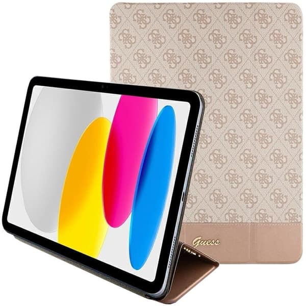 Guess GUFC11PS4SGP-deksel til iPad 10.9 - Rosa 4G Stripe Allover