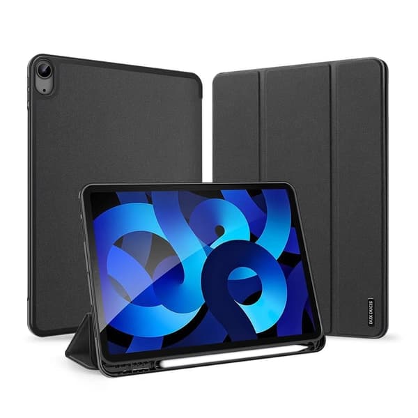 Dux Ducis Domo Flip og Smart Sleep Case for iPad Air 4/5 10,9 tommer - Svart