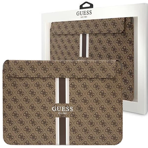 Guess case GUCS14P4RPSW 14 brune/brune 4G printede striper