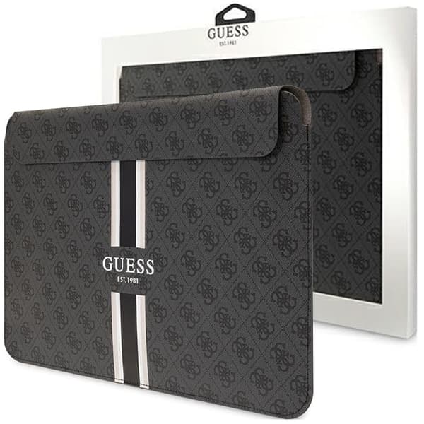 Guess case GUCS16P4RPSK 16 sort/svart 4G printede striper
