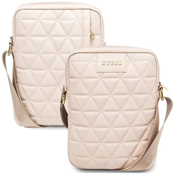 Guess GUTB10QLPK 10 rosa/rosa vattert nettbrettetui