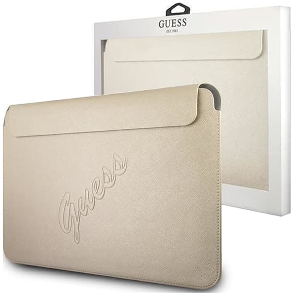 Guess Sleeve GUCS13PUSASLG 13 Gold/Gold Saffiano Script