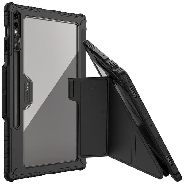 Nillkin Bumper Leather Case Pro til Samsung Galaxy Tab S9 Ultra - svart