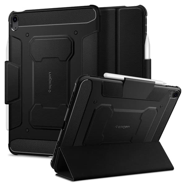 SPIGEN RUGGED ARMOR "PRO" IPAD AIR 4 2020 / 5 2022 SVART