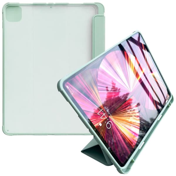 Stativ nettbrettetui Smart Cover iPad Pro 12.9 2021 / 2020 med stativfunksjon grønn
