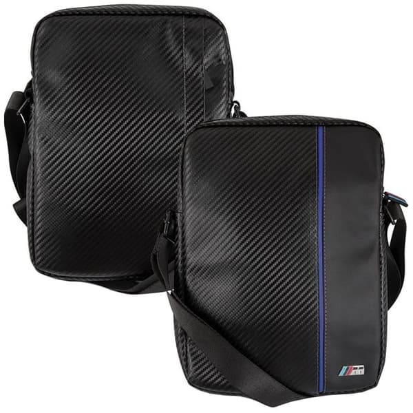 BMW Carbon / Blue Stripe bag for nettbrett 10 - svart