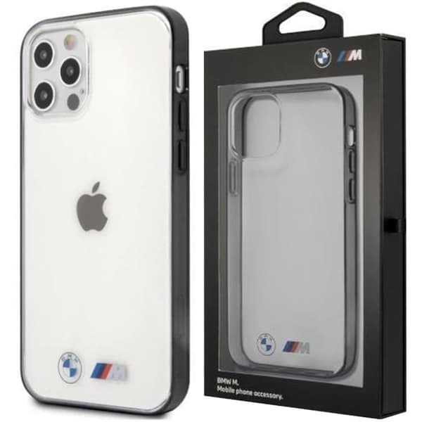 BMW BMHCP12LMBTOK iPhone 12 Pro Max 6.7 gjennomsiktig hard veske Sandblåst veske