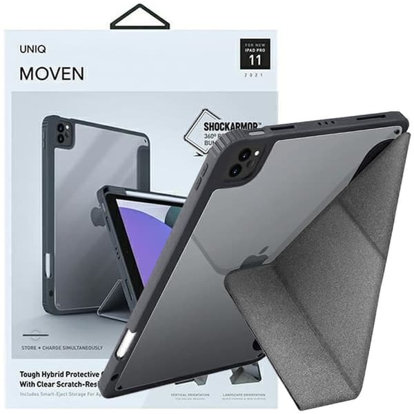 Uniq Moven-deksel for iPad Pro 11 (2021/2020) Antimikrobiell - Grå