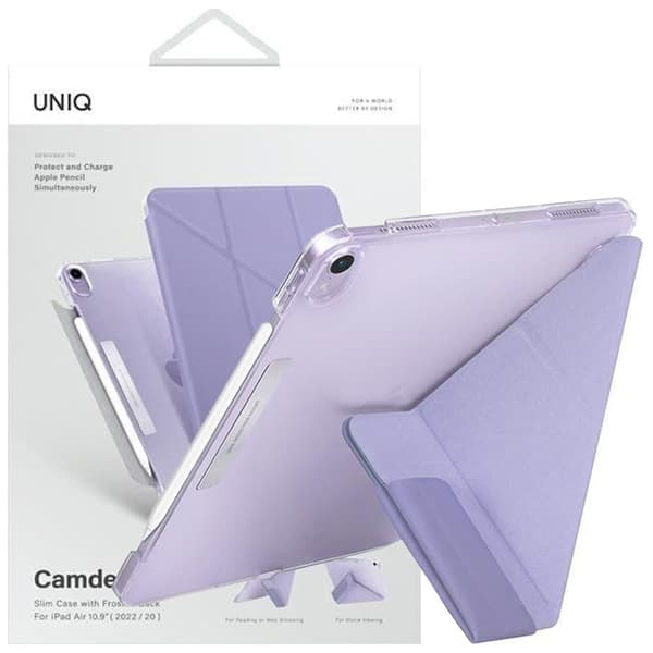 UNIQ-deksel Camden iPad Air 10.9 (2022/2020) antimikrobiell lavendel/lavendel