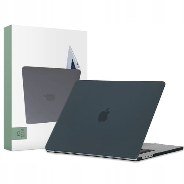 TECH-PROTECT SMARTSHELL MACBOOK AIR 15 M2 / M3 / 2023-2024 MATT SVART