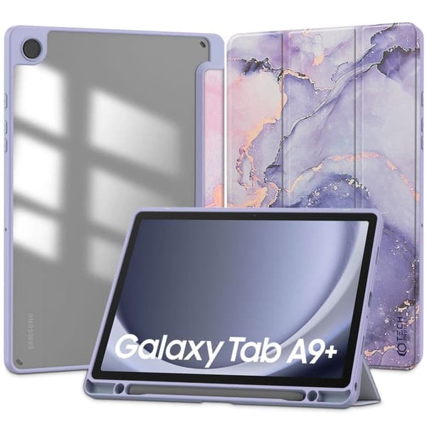 TECH-PROTECT SC PEN HYBRID GALAXY TAB A9+ PLUS 11.0 X210 / X215 / X216 LILLA MARMOR