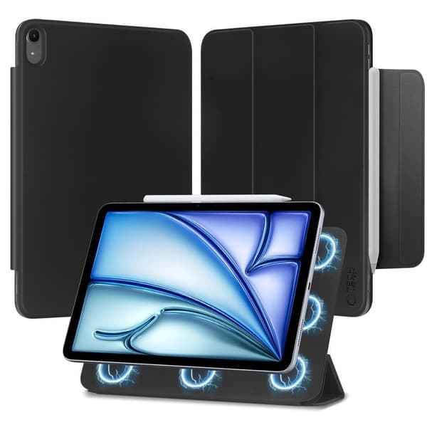 TECH-PROTECT SMARTCASE MAGNETIC IPAD AIR 10.9 4 / 5 / 2020-2022 / 11 6 / 2024 SVART