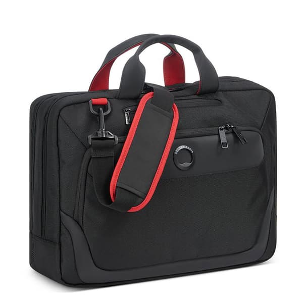 Delsey Parvis Plus 2-cpt Bærbar Computer Cover Sort XS