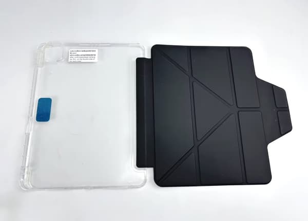 INF Klassisk svart beskyttelsesveske for iPad med blyantholder - Høyre blyantspor iPad Air 11 (2024)