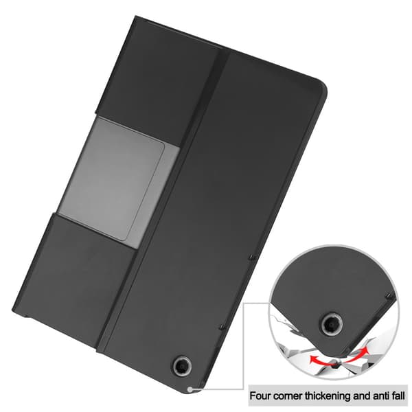 SKALO Lenovo Tab Plus 11.5" Duofold PU-Nahkakotelo - Musta
