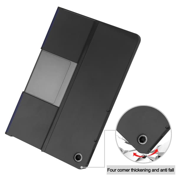 SKALO Lenovo Tab Plus 11.5" Duofold PU-Läder Fodral - Blå