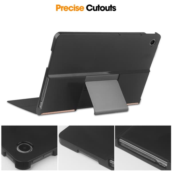SKALO Lenovo Tab Plus 11.5" Duofold PU-læder Cover - Rosa guld