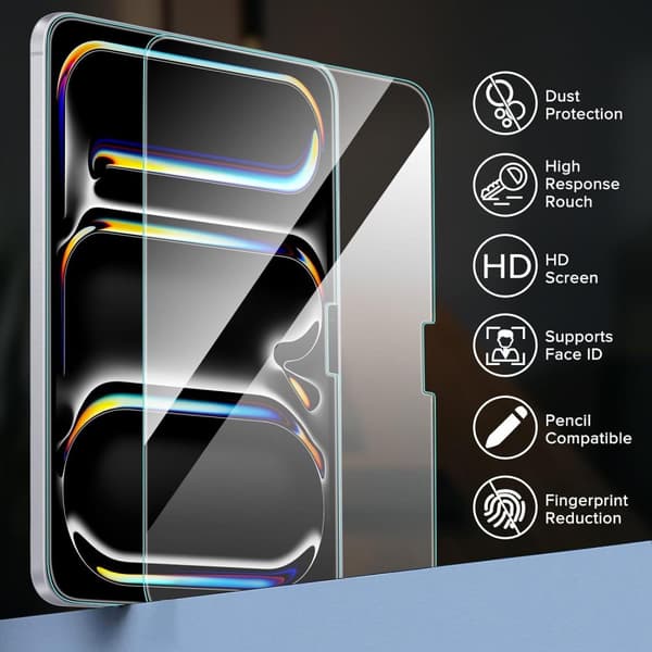 INF 2.5D skjermbeskytter for iPad - HD herdet glass (2-pack) iPad Pro 10.5/Air3(2019)
