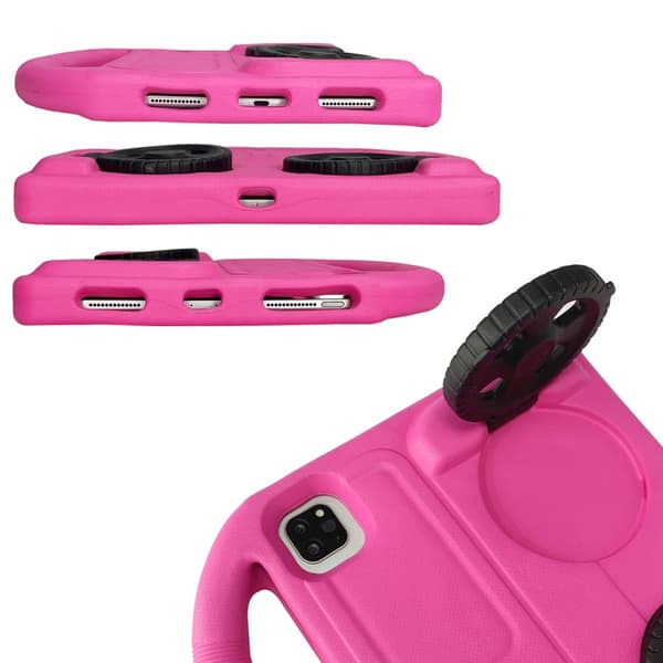 Hjuldeksel til iPad Pro 11 (2018-2022) + Air 4/5 (10.9") + iPad 10 (10.9") (2022), rosa