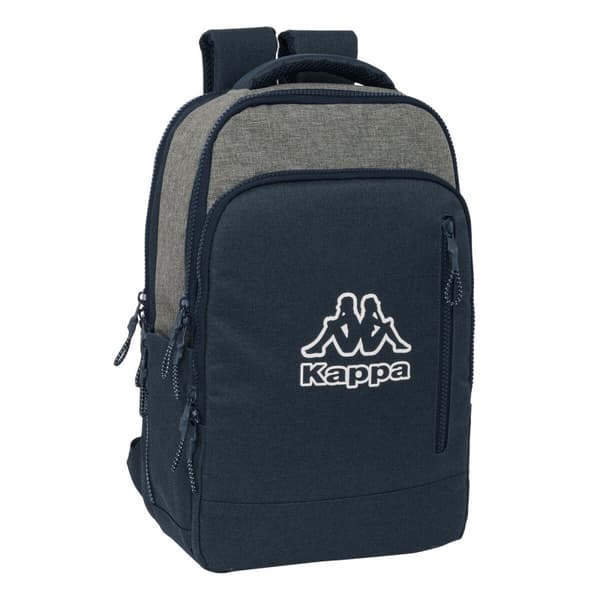 Laptop Ryggsekk Kappa Dark Navi Grå Marineblå 29 x 44 x 15 cm