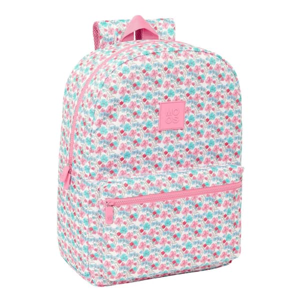 Laptop rygsæk Moos Flores Multifarvet 32 x 43 x 14 cm