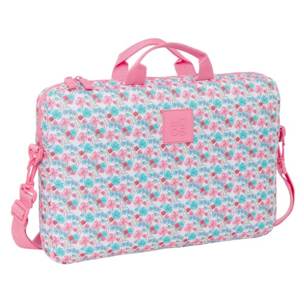 Etui for Bærbar Datamaskin Moos Flores Flerfarget 40 x 27 x 4 cm