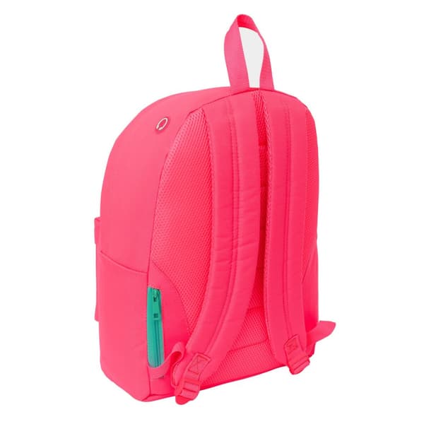 Laptop rygsæk Nait Nait Fluor Pink 31 x 41 x 16 cm