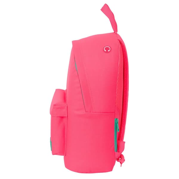 Laptop rygsæk Nait Nait Fluor Pink 31 x 41 x 16 cm