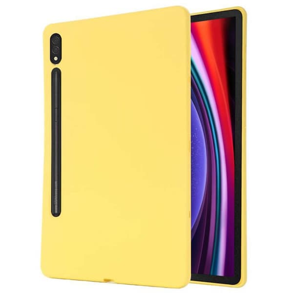 Liquid silikone cover Samsung Galaxy Tab S10 Ultra - Gul