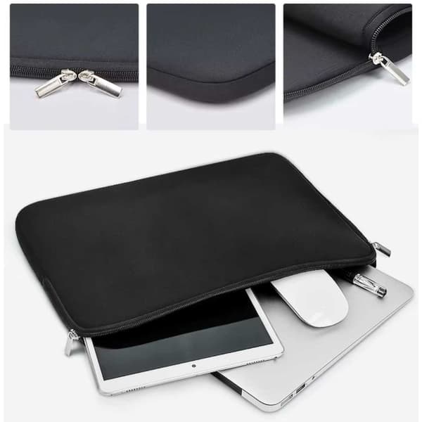 13,6″ Laptopfodral Sleeve Neopren Svart