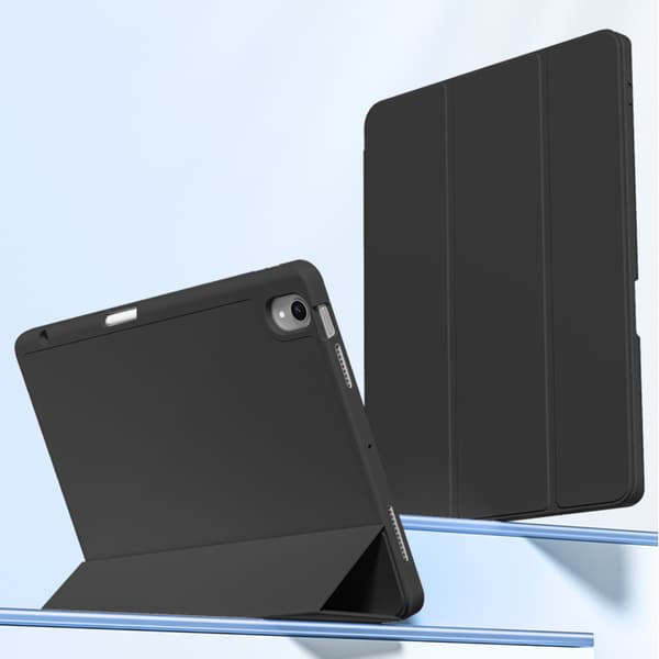 INF Beskyttelsesetui til iPad Pro 12,9 tommer (2020-2022) - Sort med penneholder