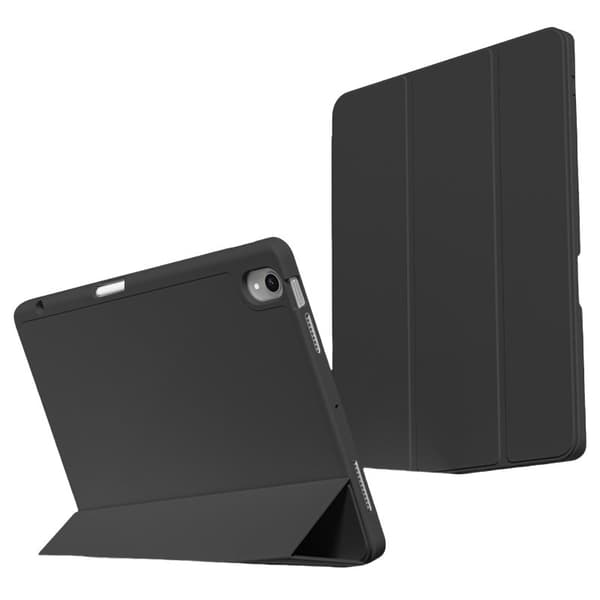 INF Beskyttelsesetui til iPad 7/8/9 (10,2") - Sort med penneholder (venstre side)