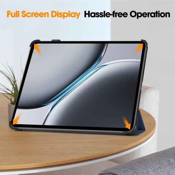 SKALO OnePlus Pad 2 Trifold Fodral - Mörkblå