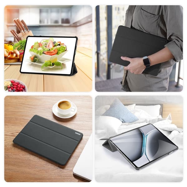 DUX DUCIS OnePlus Pad 2 DOMO Series Trifold Fodral - Svart