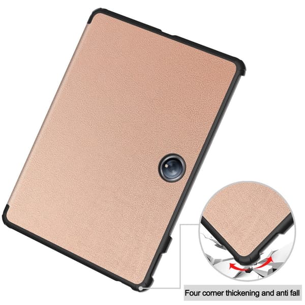 SKALO OnePlus Pad 2 Trifold Flip Cover - Rosa guld