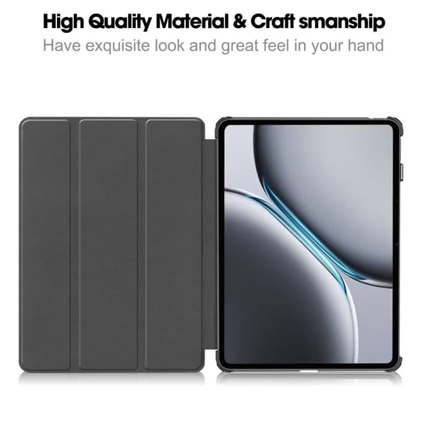 SKALO OnePlus Pad 2 Trifold Flip Cover - Rosa guld