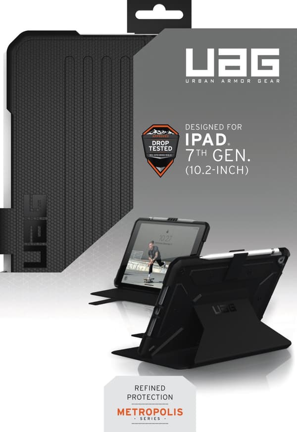 iPad 10.2" 7/8/9 gen. Metropolis, black