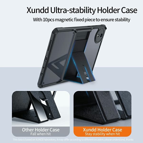 XUNDD Xiaomi Redmi Pad SE 8.7 Hybrid AirBag Cover - Sort