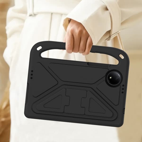 SKALO Xiaomi Redmi Pad SE 8.7 Barnskal med handtag och ställ - Svart