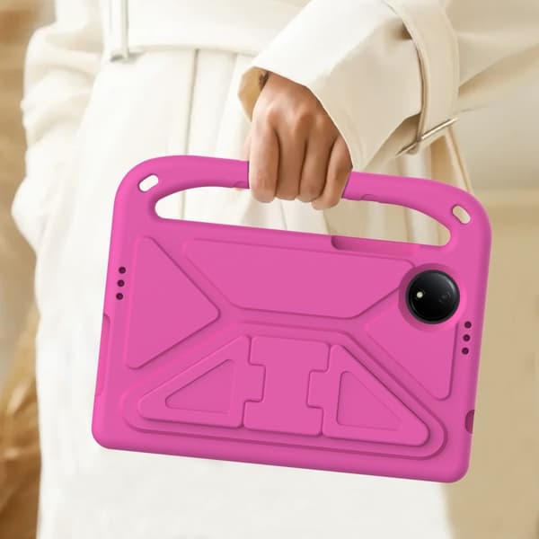 SKALO Xiaomi Redmi Pad SE 8.7 Barnskal med handtag och ställ - Rosa