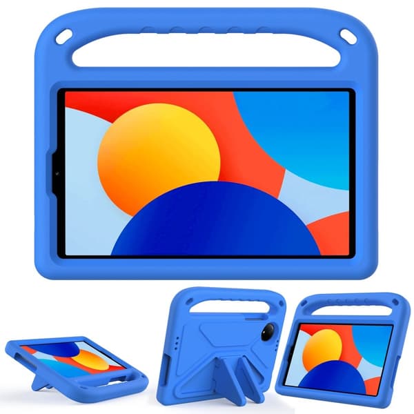 SKALO Xiaomi Redmi Pad SE 8.7 Barnskal med handtag och ställ - Blå