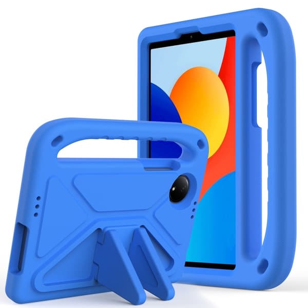 SKALO Xiaomi Redmi Pad SE 8.7 Barnskal med handtag och ställ - Blå