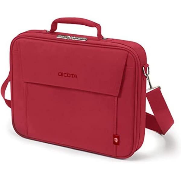 Dicota DICOTA Väska MULTI BASE Röd bärbar dator 14"-15.6" Lätt skydd polyester metallram och flera fack D30