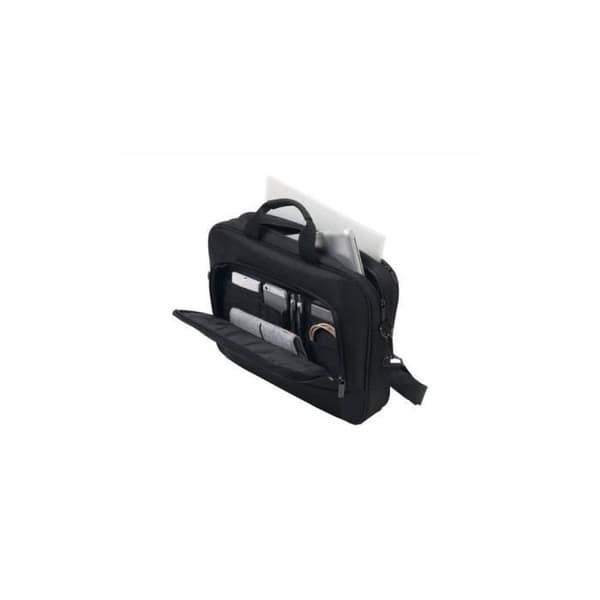 DICOTA Ekologisk Väska TOP TRAVELLER BASE Svart För Bärbar Dator 13"-14.1" Ultralätt Med Högdensitets Skumgaranti
