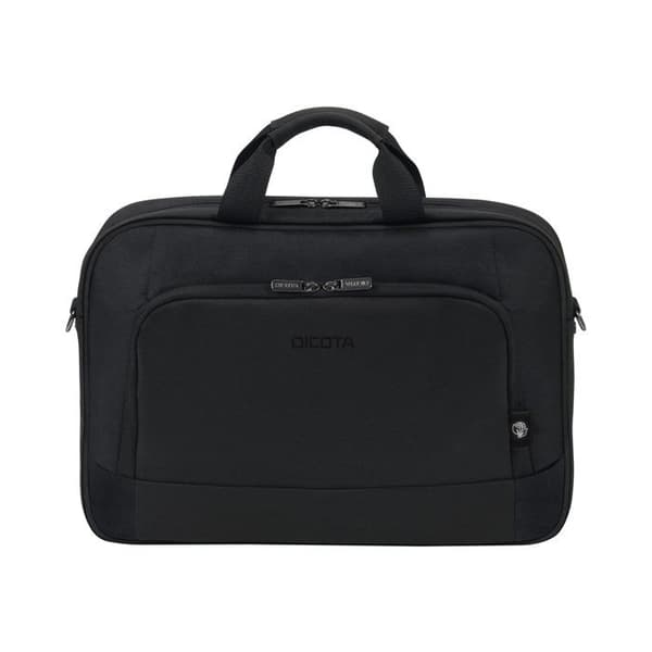 DICOTA Ekologisk Väska TOP TRAVELLER BASE Svart För Bärbar Dator 13"-14.1" Ultralätt Med Högdensitets Skumgaranti