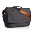 Miniatyrbild 1 av 4: Estarer Laptopväska 15,6 tums Canvas Retro Portfölj för män Messenger Crossbody Portfölj för T MBM0166d